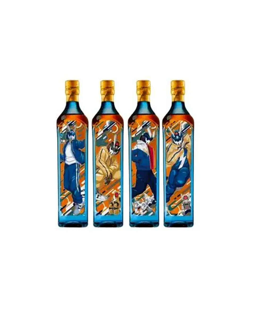 Johnnie Walker Blue Quiccs Full Set 750Ml