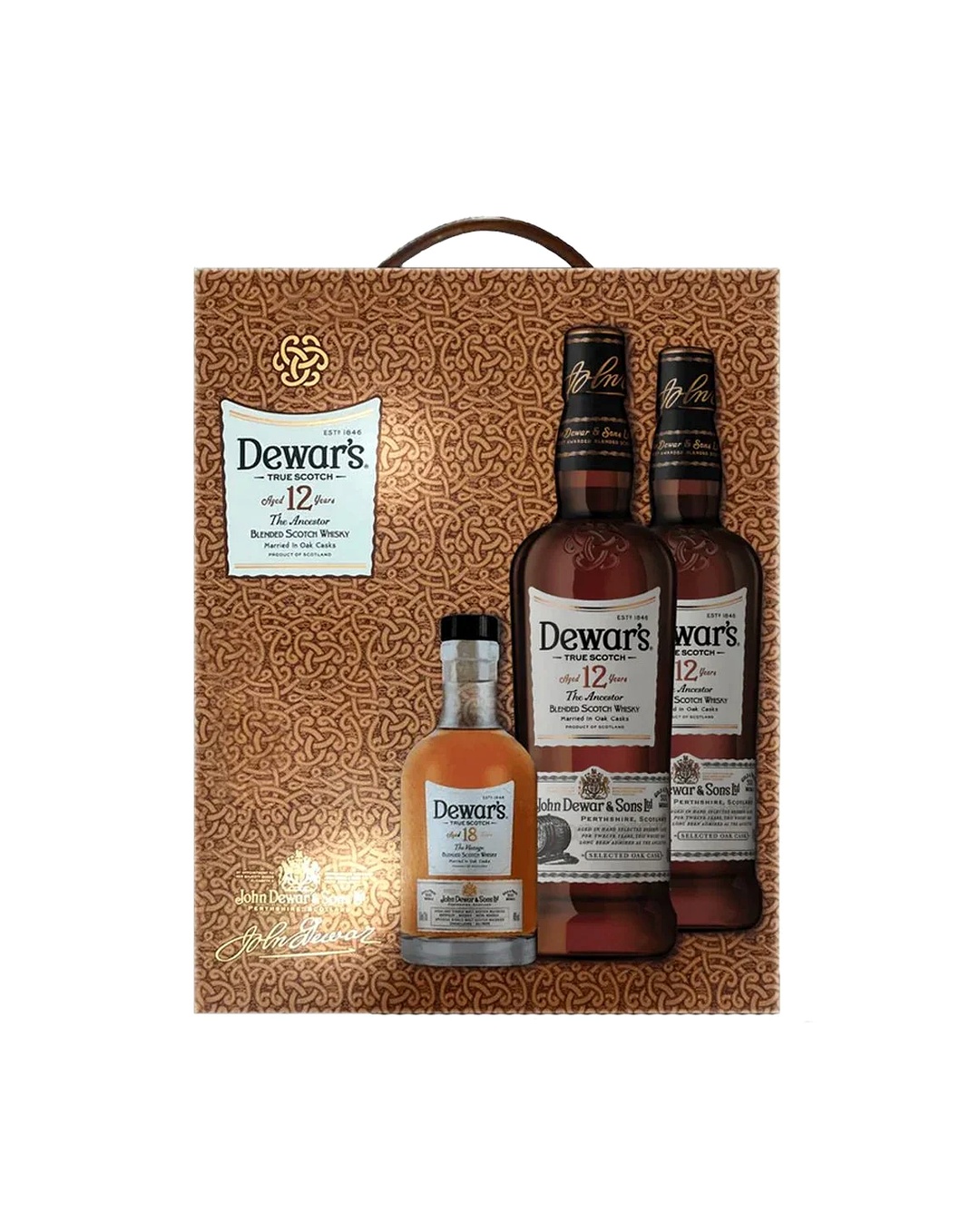 Dewars 12 Yo 1L-Tp + Dewars 18 200Ml