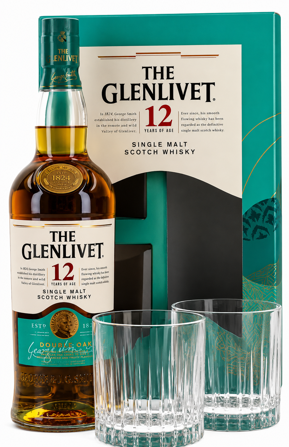 Glenlivet 12Yo With 2 Glass 700Ml