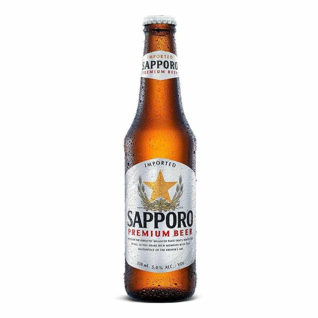 Sapporo Beer Bottle 330Ml