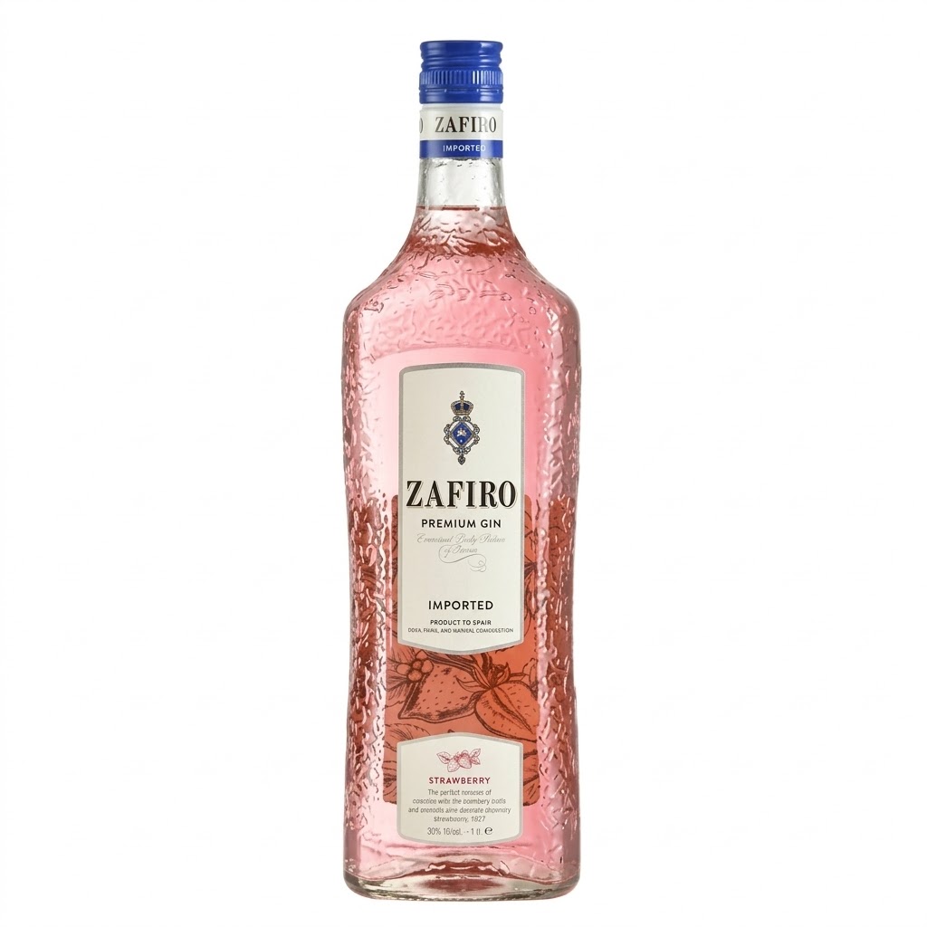 Zafiro Gin Strawberry 1L